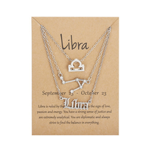 Laden Sie das Bild in den Galerie-Viewer, Sternzeichen Drei-Schicht-Halskette