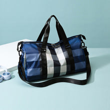 Laden Sie das Bild in den Galerie-Viewer, Neue multifunktionale modische karierte Sportreisetasche