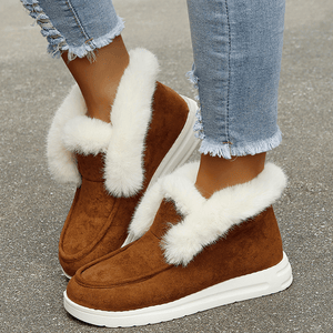 Rutschfeste Low-Top-Stiefel mit weicher Sohle und Plüsch