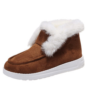 Rutschfeste Low-Top-Stiefel mit weicher Sohle und Plüsch