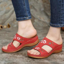 Laden Sie das Bild in den Galerie-Viewer, Damen handgemachte lässige hohle Blumensandalen