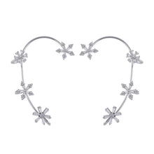 Laden Sie das Bild in den Galerie-Viewer, Rotierende Schneeflocke Ohrringe