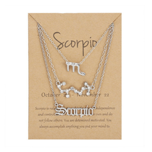 Laden Sie das Bild in den Galerie-Viewer, Sternzeichen Drei-Schicht-Halskette