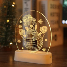 Laden Sie das Bild in den Galerie-Viewer, Weihnachtsdekorative Nachtlichter