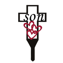 Laden Sie das Bild in den Galerie-Viewer, Gedenkkreuz auf dem Elternfriedhof