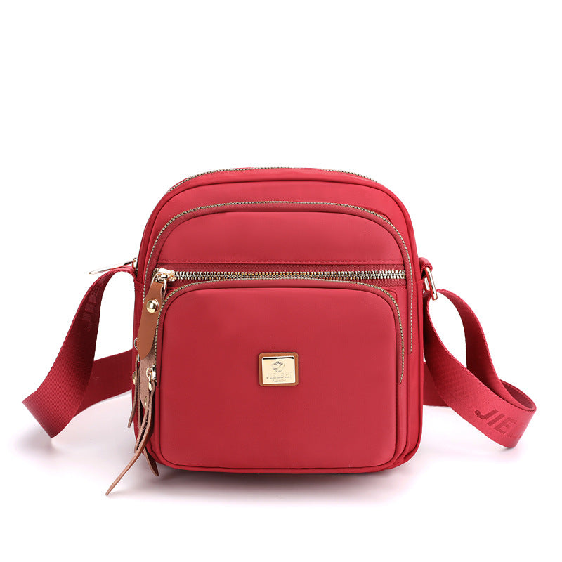 Lässige leichte Umhängetasche mit mehreren Taschen für Damen