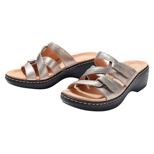Damen Sandalen mit Kreuzklettverschluss