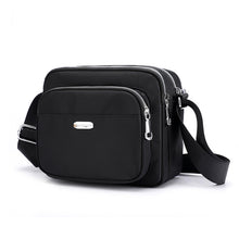 Laden Sie das Bild in den Galerie-Viewer, Kontrastierende lässige leichte wasserdichte Umhängetasche aus Nylon