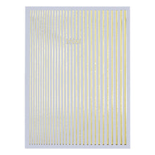Laden Sie das Bild in den Galerie-Viewer, Geometrische 3D Linien-Nagelaufkleber