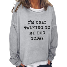 Laden Sie das Bild in den Galerie-Viewer, Lockeres T-Shirt mit Buchstabendruck