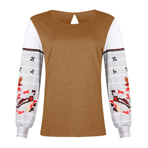 Langärmliges Bedrucktes Sweatshirt
