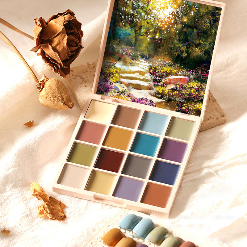 Neue Einfarbige Nagellackpfanne