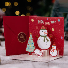 Laden Sie das Bild in den Galerie-Viewer, 3D Weihnachtskarten