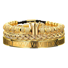 Laden Sie das Bild in den Galerie-Viewer, Kronenarmband aus Edelstahl