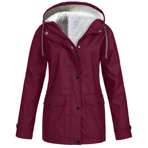 2022 Neue Herbst- und Winter-Plus-Fleecejacke für Damen