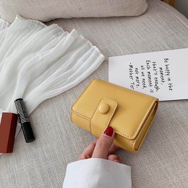 Mini Kosmetiktasche aus Leder