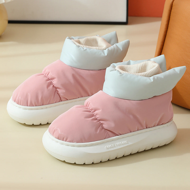 High-Top Warme Baumwollschuhe mit dicken Sohlen