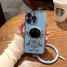 Laden Sie das Bild in den Galerie-Viewer, Astronautenhülle für iPhone mit Handschlaufe