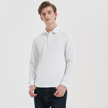 Laden Sie das Bild in den Galerie-Viewer, Langärmeliges Poloshirt für Herren