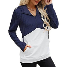 Laden Sie das Bild in den Galerie-Viewer, Kapuzen-Sweatshirt mit Reißverschluss und Tasche