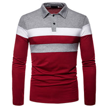 Laden Sie das Bild in den Galerie-Viewer, Kontrast-Poloshirt für Herren