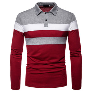 Kontrast-Poloshirt für Herren