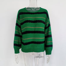 Laden Sie das Bild in den Galerie-Viewer, Gestreifter Strickpullover