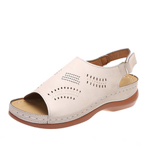 Laden Sie das Bild in den Galerie-Viewer, Sommer Damen Cutout Wedge Sandalen