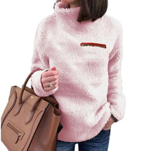 Laden Sie das Bild in den Galerie-Viewer, Thermopullover mit Rollkragen und Reißverschluss