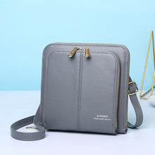 Laden Sie das Bild in den Galerie-Viewer, Einfarbige Luxuriöse Damen-Umhängetasche Aus PU-Leder