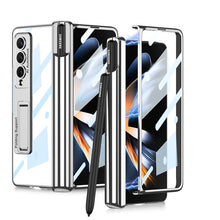 Laden Sie das Bild in den Galerie-Viewer, Samsung faltbare Handyhülle mit integrierter Folie