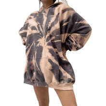 Laden Sie das Bild in den Galerie-Viewer, Lockeres Sweatshirt mit Kapuze für Damen