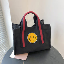 Laden Sie das Bild in den Galerie-Viewer, Smiley-Segeltuchtasche