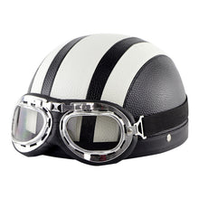 Laden Sie das Bild in den Galerie-Viewer, Motorradhelm mit Schutzbrille