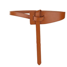 Laden Sie das Bild in den Galerie-Viewer, Damen Modischer Breiter Taillengürtel aus Leder
