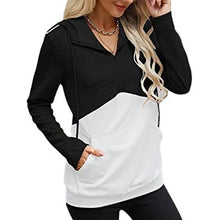 Laden Sie das Bild in den Galerie-Viewer, Kapuzen-Sweatshirt mit Reißverschluss und Tasche