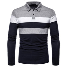 Laden Sie das Bild in den Galerie-Viewer, Kontrast-Poloshirt für Herren