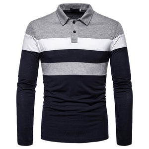 Kontrast-Poloshirt für Herren