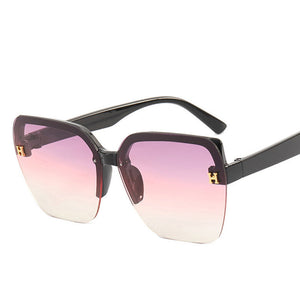 Rechteckige Mode-Sonnenbrille
