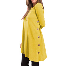 Laden Sie das Bild in den Galerie-Viewer, Kleid mit seitlichen Knöpfen