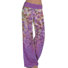 Laden Sie das Bild in den Galerie-Viewer, Lose bedruckte Yogahosen für Damen
