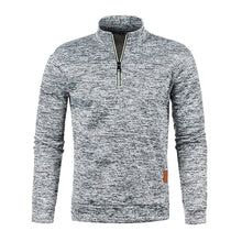 Laden Sie das Bild in den Galerie-Viewer, Reißverschluss-Revers Sportssweatshirt für Herren