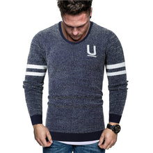 Laden Sie das Bild in den Galerie-Viewer, Herren gestreifter Briefpullover