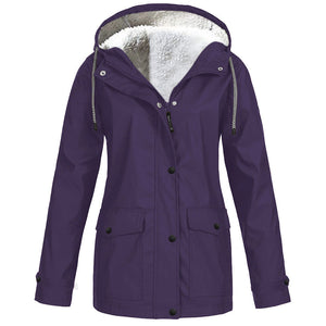 2022 Neue Herbst- und Winter-Plus-Fleecejacke für Damen