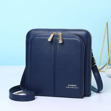 Laden Sie das Bild in den Galerie-Viewer, Einfarbige Luxuriöse Damen-Umhängetasche Aus PU-Leder