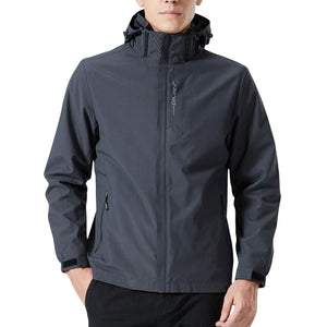 Regenjacke Mäntel mit Abnehmbare Kapuze