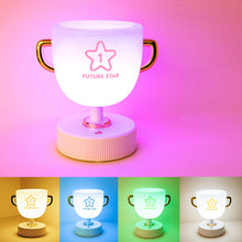Laden Sie das Bild in den Galerie-Viewer, Trophäen-Stifthalter Wiederaufladbares USB-LED-Nachtlicht