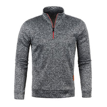 Laden Sie das Bild in den Galerie-Viewer, Reißverschluss-Revers Sportssweatshirt für Herren