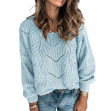 Laden Sie das Bild in den Galerie-Viewer, Weicher Pullover mit Rundhalsausschnitt