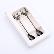 Laden Sie das Bild in den Galerie-Viewer, Weihnachtsgeschenk Metalllöffel Set